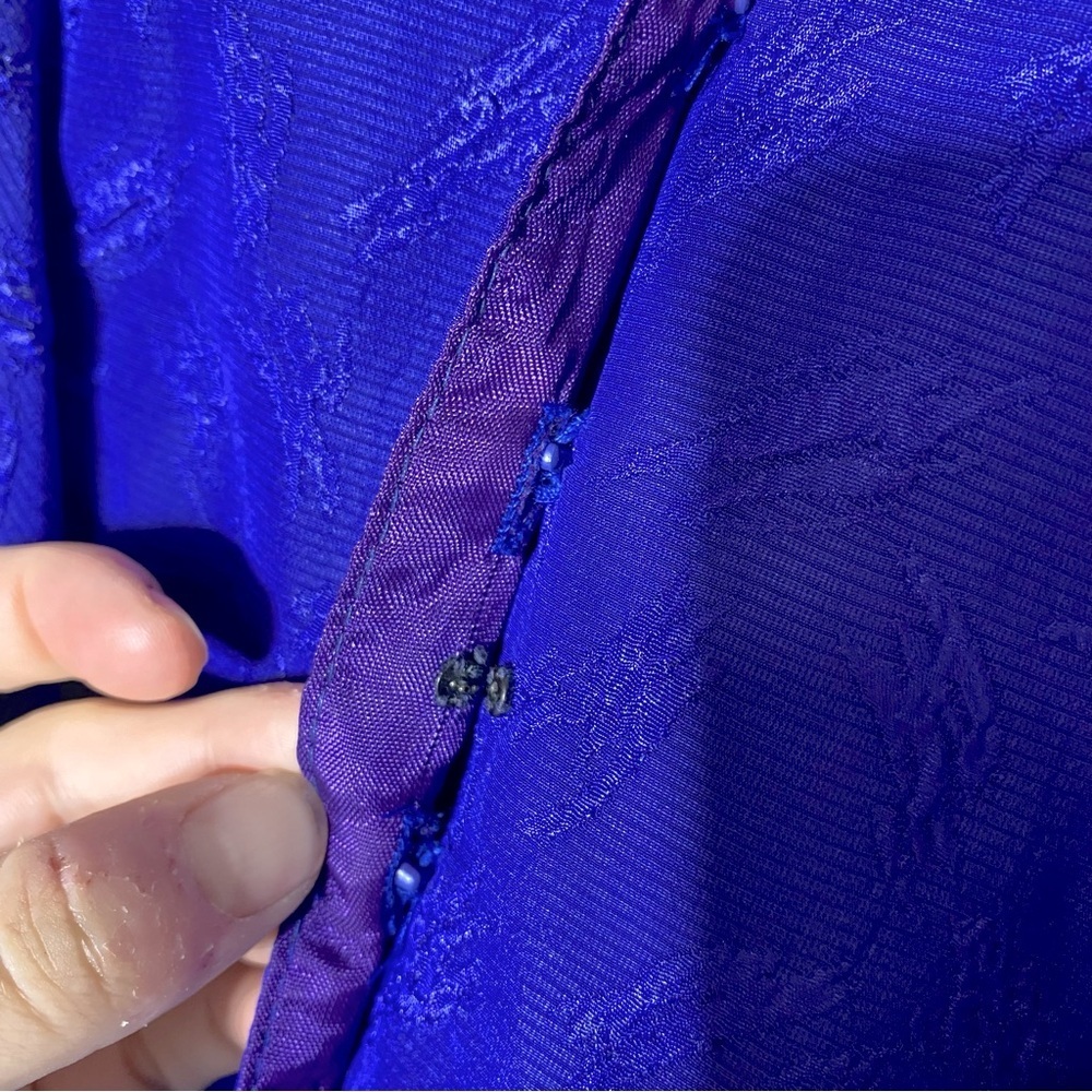 Vintage Sophisticate Purple Cocktail Dress Prom dress Mini Dress 5/6 - Picture 11 of 16